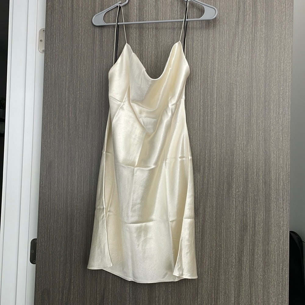 Satin mini dress